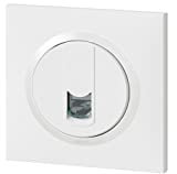 Legrand 600777 Prise RJ45 catégorie 5e FTP dooxie one livré avec plaque carrée blanche
