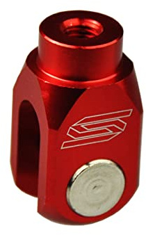 SCAR Einsteller für Hinterradbremse kompatibel mit HONDA CR CRF 125 250 150 450 CR125 CRF250R CRF450R 250F 450L 450RL 02-26 - Rot