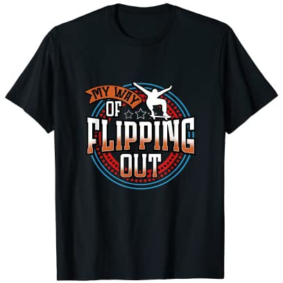 Flip Out Skateboard Waveboard Longboard Skater T-Shirt