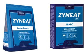 Zotal | 1 Caja de Zynrat® BF Pasta Fresca y 1 Caja de Trigo | Veneno para Ratas | Veneno para Ratones | Matarratas Potente y eficaz | Uso domestico
