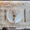 SOZY 4 Stück 30 x 45 Leinen-Rüschen-Tischsets, klassisches Restaurant, Abendessen, Hochzeit, Dekoration, reines Leinen, individuelle Stoffservietten