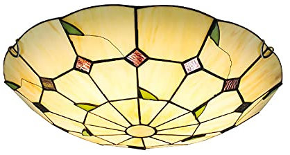 LED Skandinavische Rustikale Schlafzimmer-deckenleuchte,Mediterrane Runde Deckenleuchte,Kleines Wohnzimmer Licht,Esszimmer Licht,Schlafzimmerleuchte-Das pflaster ist warm 50 * 12cm