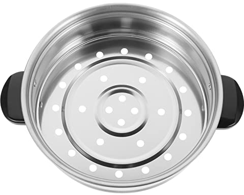 Vaporera, cesta de vapor, vaporera de alimentos, olla arrocera, vaporera portátil, utensilios de cocina de acero inoxidable, huevos, cesta de cocción al vapor, marisco, vaporera, mango de olla, bollo,