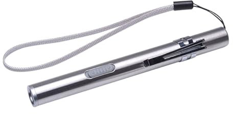 Uonlytech USB Wiederaufladbare LED Taschenlampe mit Doppel Led, 5 Stück