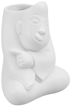 IMIKEYA 1stück Weiße Keramikvase Für Trockenblumen Modernes Nordisches Design Elegante Tischdeko Für Wohnzimmer Und Eingangsbereich Hochwertige Materialqualität Stilvolle