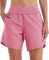 WILLIT Short de bain 17 cm pour femme - Séchage rapide - Protection UV UPF50+ - Avec poches doublées, Rose, 48