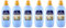 6 x Felce Azzurra Weichspüler Bernstein & Vanille, unverwechselbarer Duft, weiche Kleidungsstücke, 30 Waschgänge, 2 l