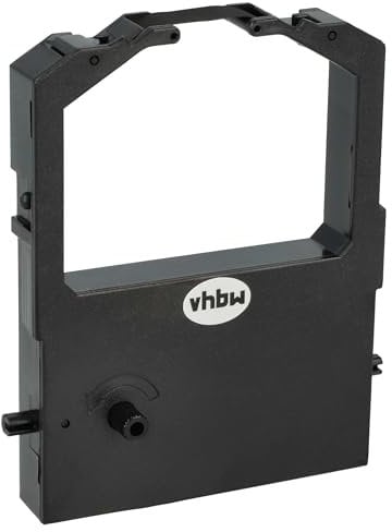 vhbw 1x Farbband Schriftband kompatibel mit Epson LQ 100 Nadeldrucker, Bondrucker - Schwarz