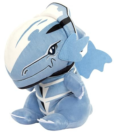 Club Mocchi Mocchi Yu Gi Oh Blue Eyes White Dragon Mega-Plüschfigur, 38,1 cm – Anime-Sammelspielzeug aus Plüsch für Kinder ab 3 Jahren
