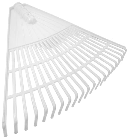 TINEASUR Gartenrechen Aus Zähne Rasenrechen Für Entfernen Von Laub Und Unkraut Handwerkzeug Für Gartenarbeit Und Pflege Von Rasenflächen Leicht Und Tragbar