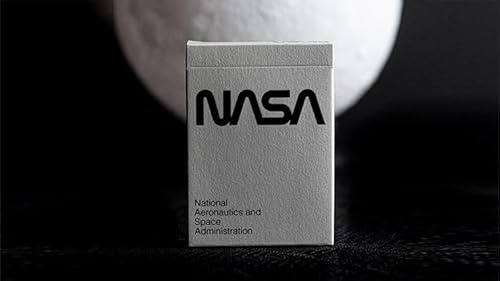 NASA-Wurm-Spielkarten aus Silberfolie