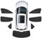 Sonnenschutz Auto Privatsphäre Seite Fenster Sonnenschutz Rollo Schattierung Sonnenschirm Für Auto Camping Für 3 5 Serie G30 G20 F10 F11 Für X1 Für X3 Für X5 Für X6 Sonnenblende Autofenster(6sides 1tr