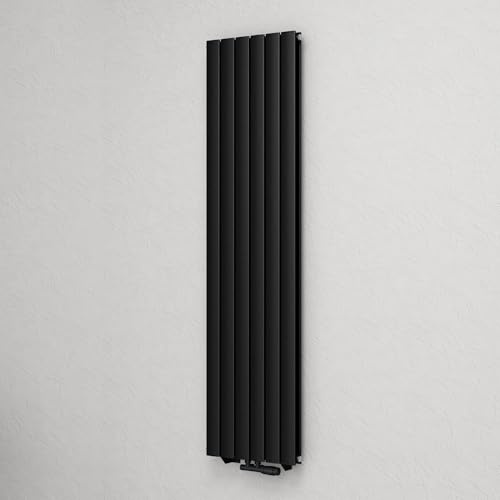 Mai & Mai Radiatore Verticale da Bagno 180x46cm, Due Strati, Antracite | Radiatore Scaldasalviette Termoarredo Scalda Portasciugamani da Parete e Pavimento in Acciaio, FV
