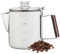Percolateur de cafetière - Cafetière de camping - Cafetière vintage d'extérieur - Machine à café pour réunions d'amis - Avec design vintage, cafetière en acier résistant à la chaleur pour les
