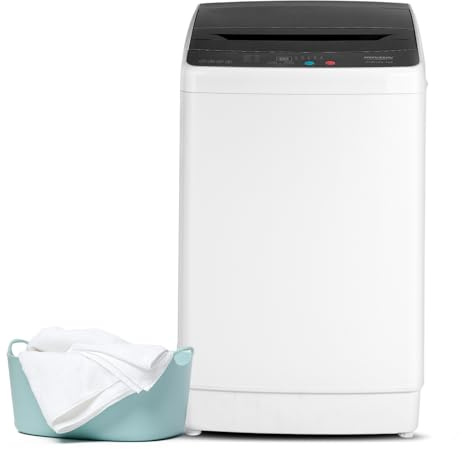 Bonnlo 30LBS Fully Automatic Washer, Top Load Portable Washing Machine