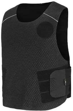 BAFEIYA Gilet Pare-balles dissimulable de Niveau 5, Respirant, à écailles, avec Protection Anti-Coups de Couteau et d'épée.(Medium)
