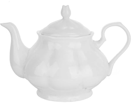 Classic British Coffee Pot, Bone China Coffee Cup with Saucer, Suger Bowl Milk Jug, Perfect Tea Pot for Afternoon Tea, Nice Gift for Family and Friend (Classic Coffee Pot)