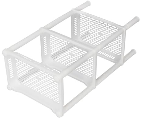 HYTROVE Étagère d'angle Organisateur Salle de Bain Plastique Blanc 3 Niveaux pour Cosmétiques Épices et Accessoires Rangement la Cuisine et Lavabo