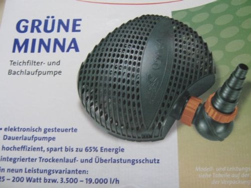 OSAGA Teichpumpe Grüne Minna OGM-19000