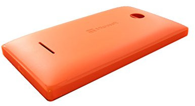 Microsoft Coque de Protection avec Logement pour Carte CRougeit pour Microsoft Lumia 435 - Orange
