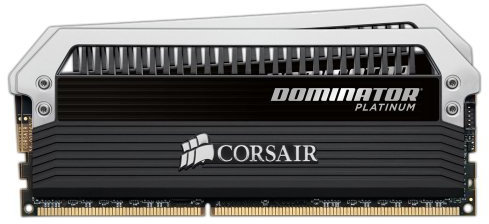 Corsair CMD8GX3M2A1866C9 Dominator Platinum Series 8 GB (2 x 4 GB) DDR3 1866 Mhz C9 XMP 1.3 High Performance Desktop Memory Kit - Black