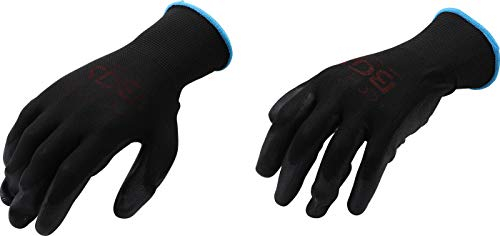 BGS 9954 | Mechaniker-Handschuhe | Größe 10 (XL) | schwarz | Arbeitshandschuhe | Ideal für Reparaturen, Feinarbeiten, Automobilindustrie, Autoservice, Werkstatt
