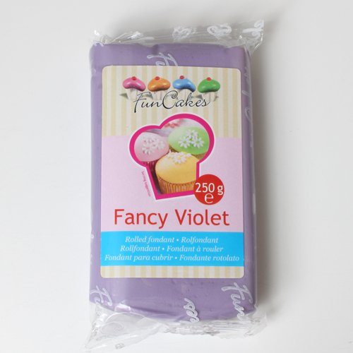 Funcakes Rollfondant in vielen verschiedenen Farben -250g- (Fancy Violett)