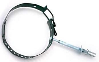 Collare reggitubo nero per tubi da 130 a 180 mm stufa regolabile fornito con tassello fascetta a muro supporto murale con fischer