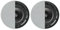 Q Acoustics Q Install QI80C Professional 8 In Ceiling Speakers (Pair) (Round Grille) black