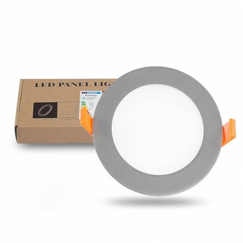 Mextronic LED einbau Panel dimmbar Rund LED Einbau Panel TAVO rund Warmweiß 880LM 12W dimmbar (S) Ø 135mm