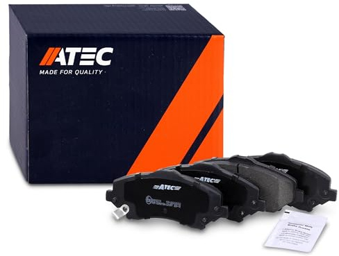 ATEC Germany Bremsbelagsatz Vorderachse, Bremsbeläge Bremsklötze vorne, 4 | Kompatibel mit: CHRYSLER GRAND VOYAGER V, DODGE CARAVAN, JOURNEY, NITRO, FIAT FREEMONT, JEEP CHEROKEE, WRANGLER III