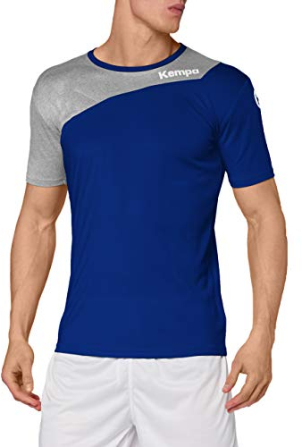 Kempa Herren Core 2.0 Trikot, royal/Dark grau Melange, L