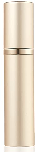 AsaNana 9ML Parfümzerstäuber nachfüllbar, Befülltechnik ohne Trichter leer Parfüm Zerstäuber Sprühflasche für Reise Handtasche unterwegs(Gold)