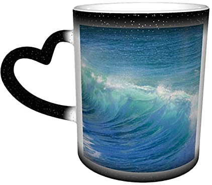 Oaieltj Mug amusant qui change de chaleur, personnalisable avec la chaleur, changement de couleur