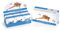 Nasara Original Kinesiology Physio Sport Tape: scatola di 6 nastri per lo sport e la medicina, rotolo di dimensioni 5 x 5 m, blu medio