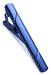 BEALIFE Épingle à cravate pinces à cravate colorées pinces assorties charme d'affaires marié, Bleu foncé