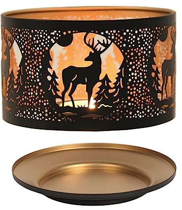 Aroma Silhouette Black Stag Shade & Tray