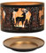 Aroma Silhouette Black Stag Shade & Tray