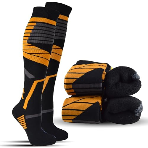 Frostfighter Herren Thermo Arbeits- Kniestrümpfe (4x Paar) Winter Work Vollfrottee Innenfutter