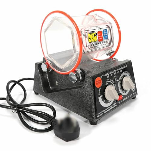 Schmuck Poliermaschine 3kg mit 10-60 min Timer für Bead Diamant Finisher Polisher Tumbler Oberfläche Jewelry Polisher