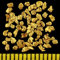50 Stück echte Premium Goldnuggets aus Alaska mit 1-2 mm + Echtheitszertifikat
