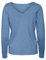 VERO MODA Damen VMHAPPYSHINE LS 2WAY Pullover Boo Strickpullover, Allure/Detail:W. Silver Lurex, S