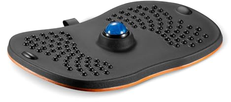 Ergolutions® Balance Board - Förderung aktiver Stand, ergonomische Haltung, Gleichgewicht & Koordination, rutschfestes Design, Fußmassage, Pappelholz, ideal für Büro/Homeoffice, bis 150kg