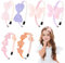 Glitzer Haarreifen 6 Stück Schleife Stirnbänder Haar Accessoires Bunter Haarband Regenbogen Headbands Schmetterlings Schleifen Stirnband für Mädchen Frauen