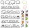 craspire Tiere Klare Stempel Dialogfeld Wiederverwendbarer Hintergrund Poststempel Transparente Silikonstempelsiegel Für Die Erstellung von Tagebüchern Und Karten Dekorieren DIY Scrapbooking Supplies