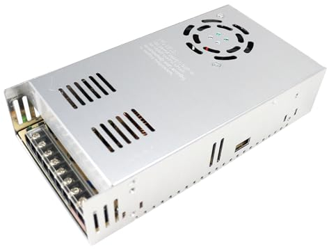 inShareplus 12V Netzteil 33.3A 400W, DC Universal Geregeltes Schaltnetzteil, Trafo 230V auf 12V LED-Treiber, Transformator, Adapter für LED-Streifenlicht, 3D-Drucker, Radio, Computerprojekt