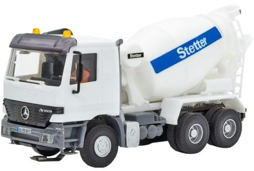 8031 MB ACTROS 3-achs Betonmischer mit Rundumleuchten, Funktionsmod.