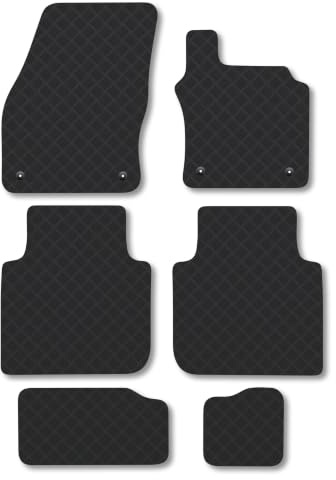 Seat Tarraco (2019-2024) 3mm Rubber Car Mats | Tailored Fit Durable Floor Mats Full Coverage Protection Waterproof Accessories Easy Clean Anti Slip Made in the UK