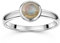 MATERIA Ring Damen Silber 925 - mit Stein Labradorit SR-91-56