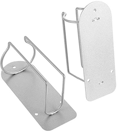 CANIGHT 2pcs Hair Trimmer Storage Holder Stainless Steel Beard Rack Organizer Wall-mounted Hair Clipper Rack for Barbershop and Salon Use and Easy to Install